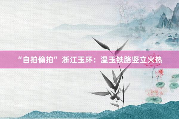 “自拍偷拍” 浙江玉环：温玉铁路竖立火热