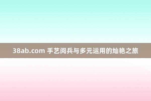 38ab.com 手艺阅兵与多元运用的灿艳之旅